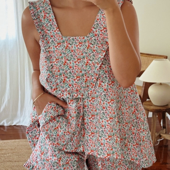 Piyama Other - Piyama Elsie Cotton Floret- Sleep Top - Size XXL